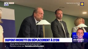 Lyon: Eric Dupond-Moretti accueilli par des greffiers en colère