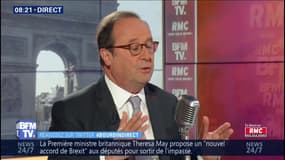 "Je ne pense pas que ce soit la place d'un ancien président." François Hollande ne participera pas à un meeting pour les européennes