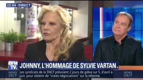 L'hommage de Sylvie Vartan à Johnny Hallyday (1/2)