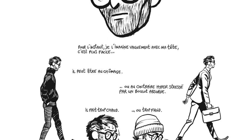 Extrait de la BD "Oleg" de Frederik Peeters