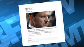 Un élu d'Evry a posté plusieurs messages sur sa page Facebook, comparant le Premier ministre à Adolf Hitler.