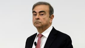 L'ancien patron de l'Alliance Renault-Nissan, Carlos Ghosn, lors d'une conférence de presse à Beyrouth le 8 janvier 2020
