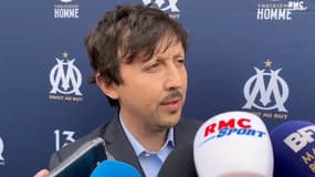 Pablo Longoria au lendemain de la victoire de l'OM contre Toulouse en Ligue 1 - le 07/04/2025