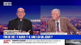 Loi sur la fin de vie: "On ne légifère pas avec des expériences individuelles", explique Matthieu Rougé, évêque de Nanterre