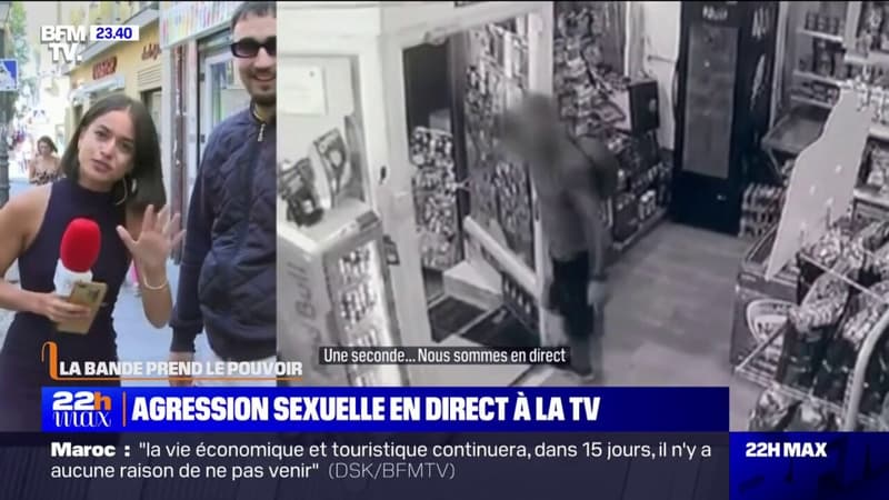 LA BANDE PREND LE POUVOIR - L'agression sexuelle d'une journaliste en direct à la télévision espagnole