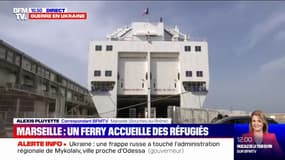 Un ferry s'apprête à accueillir plus de 1600 réfugiés ukrainiens dans le port de Marseille