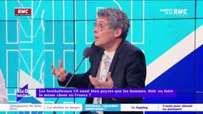 Football : salaires identiques entre les hommes et les femmes ? "Est-ce qu'il ne faut pas mettre plus de moyens pour développer le football féminin ?" s’interroge Thierry Moreau.