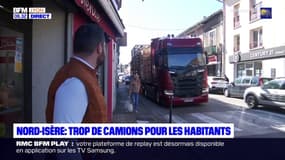 Isère: les camions trop présents en centre-ville pour les habitants