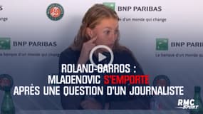 Roland-Garros : Mladenovic s’emporte après une question d’un journaliste