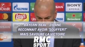 Bayern-Real : Zidane reconnait avoir "souffert" mais savoure la victoire