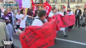 En France, entre 160.000 et 300.000 manifestants contre la politique du gouvernement