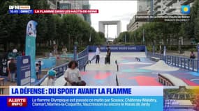 JO 2024: des initiations de skateboard sur la voie royale à La Défense
