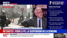 Christophe Marion (EPR): "Je ne me réjouis pas particulièrement d'un abandon de la réforme des retraites"
