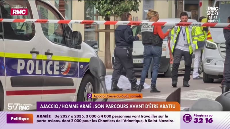 Ajaccio / homme armé : son parcours avant d'être abattu