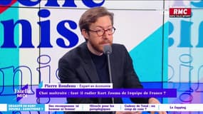 Chat maltraité : faut-il radier Kurt Zouma de l'équipe de France ? "Il y a une forme de sadisme dans cette vidéo. Les joueurs doivent respecter une charte de comportement, il ne faut plus le sélectionner" juge Pierre Rondeau.