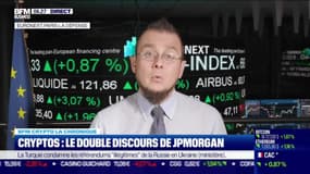 BFM Crypto: Le double discours de JPMorgan sur les cryptomonnaies - 22/09