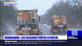 Risque de neige et verglas en Normandie: les saleuses prêtes à partir