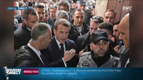 "Je n'aime pas ce que vous avez fait devant moi": échange houleux entre Macron et des policiers à Jérusalem