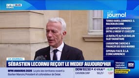 Sébastien Lecornu reçoit le Medef aujourd'hui