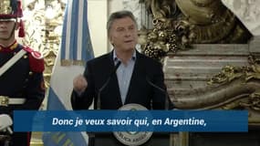 "Ce qu’il se passe au Venezuela ce n’est pas démocratique", dit le Président argentin
