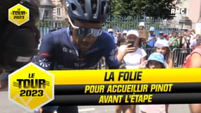 Tour de France E20 : La folie pour accueillir Pinot avant l'étape