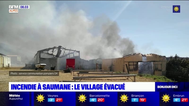 L'incendie à Saumane (04) n'est pas terminé