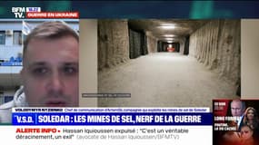 Images de soldats russes dans la mine de sel d'Artemsil: "Techniquement, ce n'est pas possible de descendre un char dans notre mine", assure le chef de la communication de la compagnie