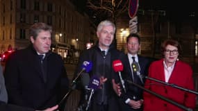 Laurent Wauquiez à la sortie du palais de l'Élysée ce vendredi 6 décembre 2024.