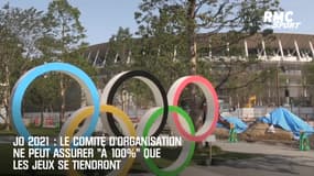 JO 2021 : Le comité d'organisation ne peut assurer "à 100%" que les Jeux se tiendront