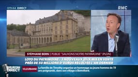 Stéphane Bern: "Le patrimoine amène des touristes et ça fait vivre les territoires"