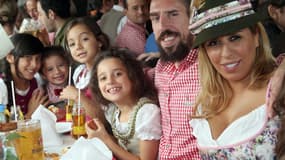 Le joueur Franck Ribéry, expatrié à Munich, savoure, en famille, la douceur de vivre à l'allemande  