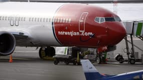 Un Boeing 737 MAX de la Norwegian (Photo d'illustration)