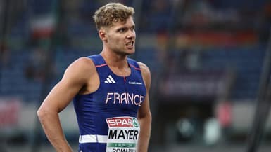 Kevin Mayer, le 10 juin 2024 à Rome, vise les minima pour la qualification olympique lors des championnats d'Europe