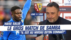 Lens 1-1 LOSC : Haise salue le gros match de Samba, "il est au niveau qu’on connait"