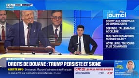 Droits de douane : Trump persiste et signe 