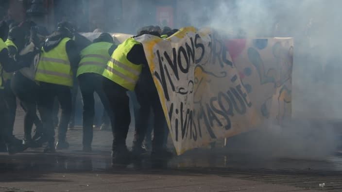 Gilets jaunes à Toulouse.