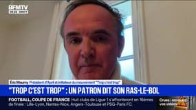 Loi spéciale: Éric Maumy, initiateur du mouvement “Trop c’est trop”, réclame “un budget” et lance “un cri d’alarme”