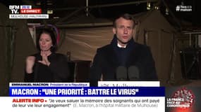 Emmanuel Macron: "plus de 40.000 personnes se sont inscrites sur la réserve sanitaire" pour apporter de l'aide