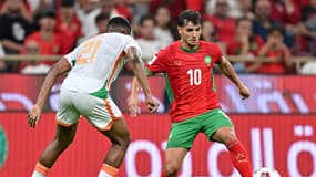 Brahim Diaz lors du match Maroc-Niger (5-0), le 5 septembre 2025