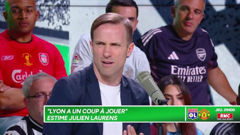 OL-Man United : "Lyon a un coup à jouer" estime Julien Laurens