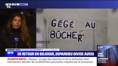 Gérard Depardieu de retour en Belgique: des affiches collées par des collectifs féministes dans la commune de Tournai