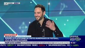 Start up & co : Sorare, la plateforme de cartes numériques de football, lève 40 millions d'euros - 02/03