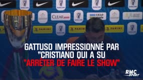 Gattuso impressionné par "Cristiano qui a su arrêter de faire le show"