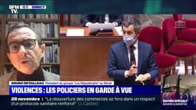 Pour Bruno Retailleau, "il faut que le ministre de l'Intérieur s'agite moins, obtienne des résultats et retrouve une forme de sérénité"