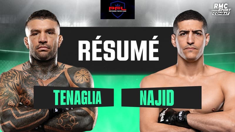PFL MADRID : Le combat entre Najid et Tenaglia stoppé par une ÉPAULE DÉBOITÉE !