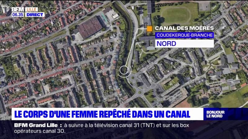 Coudekerque-Branche: le corps d'une femme repêché dans le canal