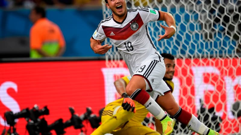 Mario Götze après son but face à l'Argentine en finale du Mondial 2014 - AFP