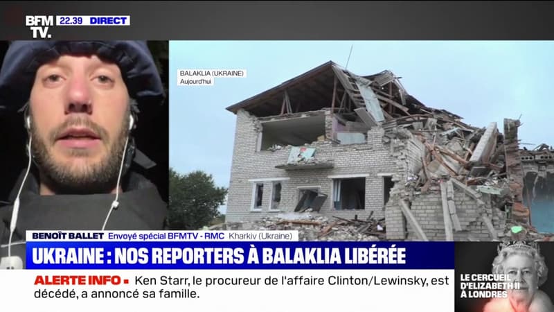 Ukraine: les envoyés spéciaux de BFMTV et RMC dans la ville de Balaklia libérée