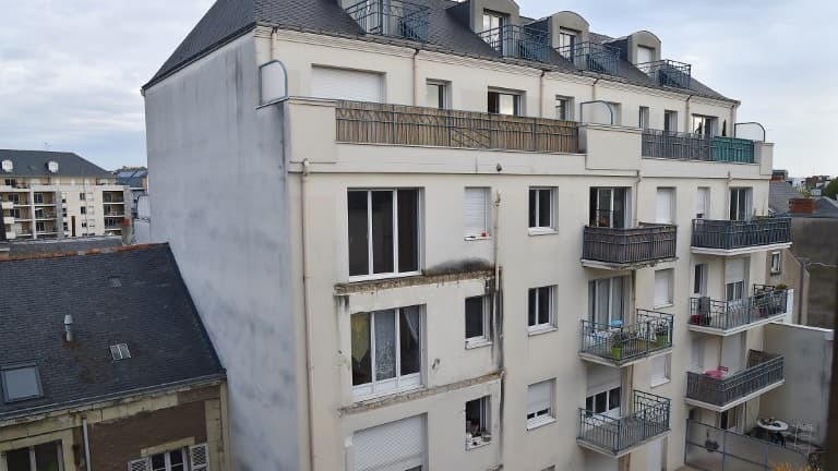 Un balcon de cet immeuble à Angers s'était effondré en 2016