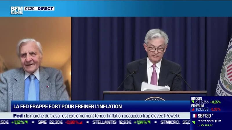 Jean-Claude Trichet (Conférencier) : La Fed frappe fort pour freiner l'inflation - 28/07